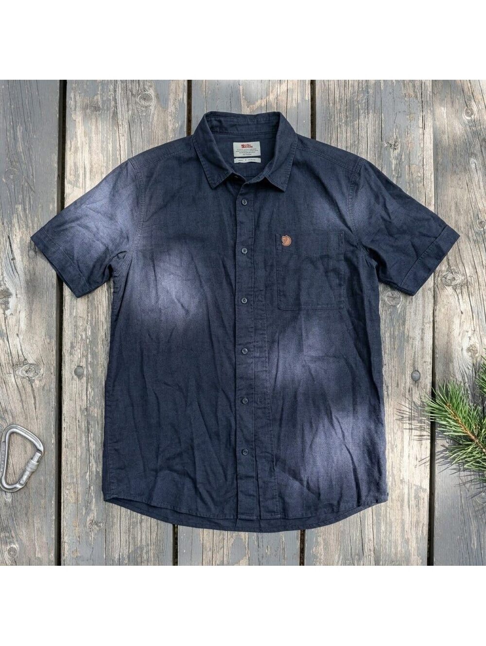 Fjallraven Ovik Travel Shirt SS Mens Small